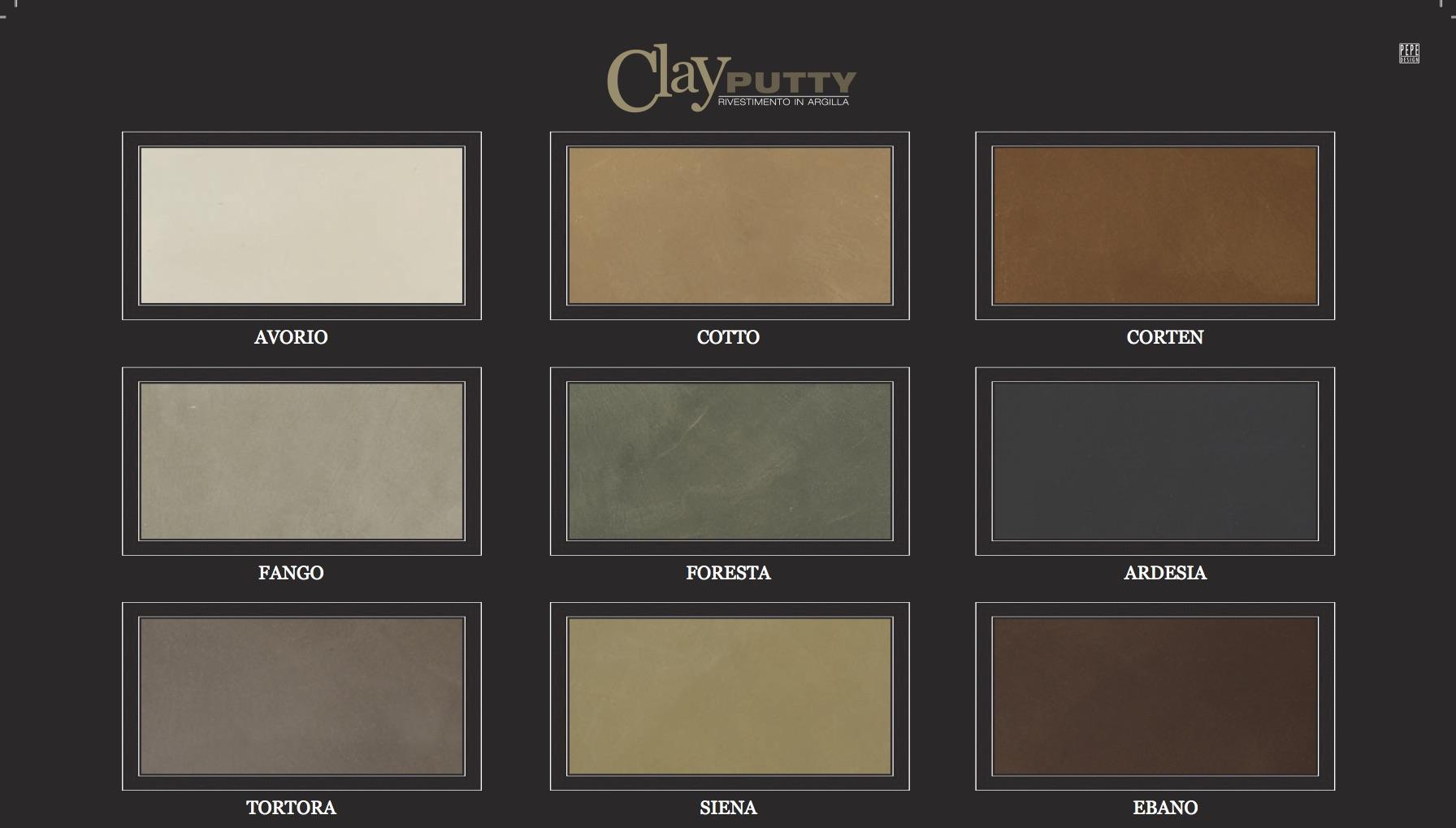 CARTELLA COLORI CLAYPUTTY